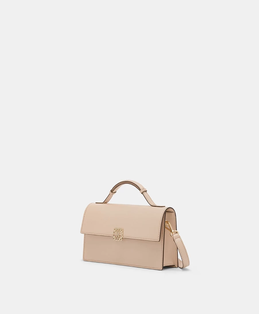 Momoni Women's Sophie Bag - Powder Pink Nappa Leather Handbag