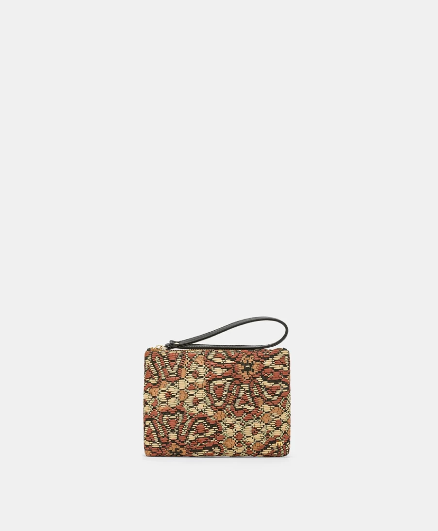 Momoni Women's Fragua Woven Handbag - Multicolor Black Stylish Shoulder Bag