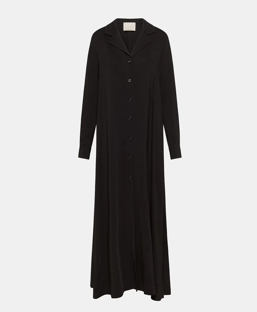 Momoni Women's Baptiste Black Dress - Elegant & Stylish