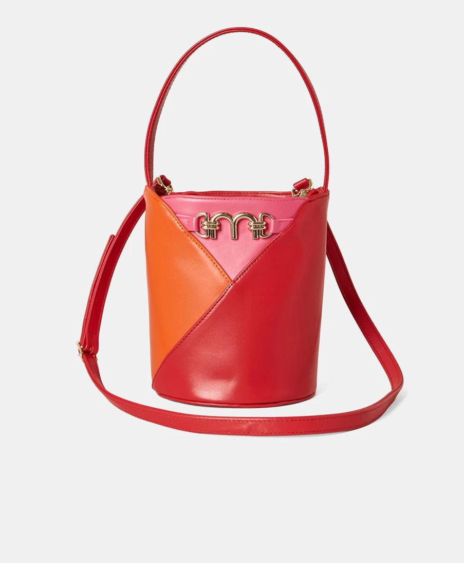 Momoni Women's Maria Letizia Multicolor Pink Handbag - Stylish Crossbody Bag for Women