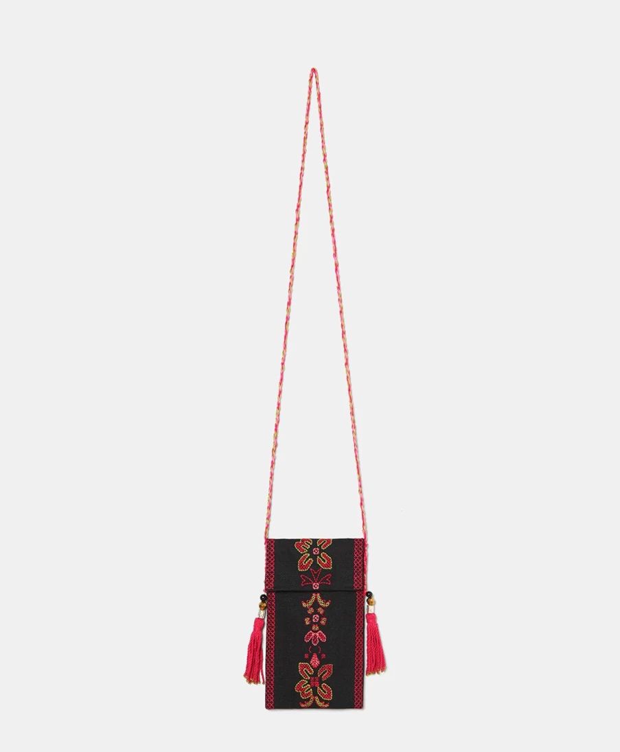 Momoni Women's Florian Embroidered Multicolor Handbag - Stylish Crossbody Bag for Women
